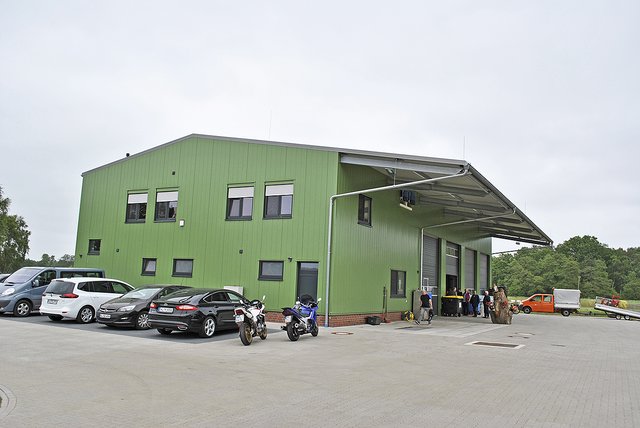 Neuer und größerer Standort: der Bauhof an der Lütt Chaussee 4 in Salzhausen