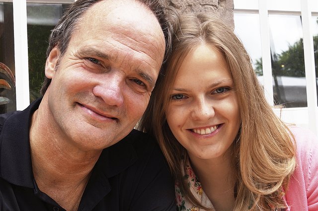 Hans-Heinrich Aldag mit Tochter Kristine Amelie