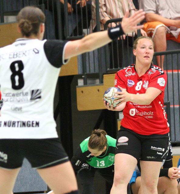 Für Johanna Heldmann (re.) war es das letzte Spiel mit den "Luchsen"