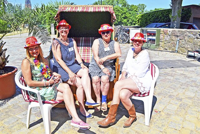 Das Organisationsteam des Frühlingsmarktes (v. li.): Tamara Boos-Wagner, Katja Kröger-Mollin, Anka Aldag und Lisa Fenger