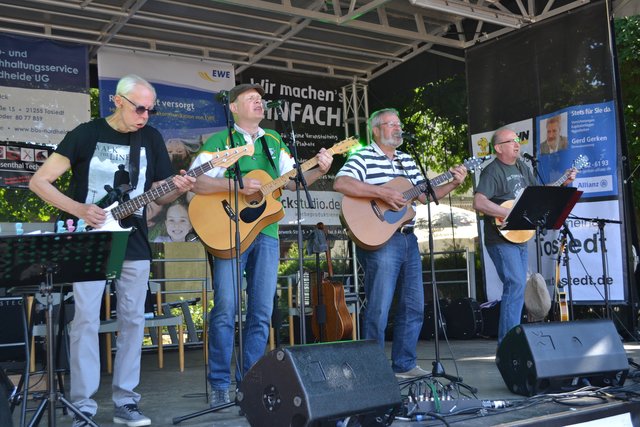 Die Band "Kilkenny" unterhielt mit Irish Folk