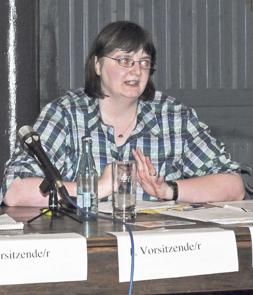 Vorsitzende Ramona Bartels (hier bei einer Versammlung 2013) hat zur Jahreshauptversammlung eingeladen