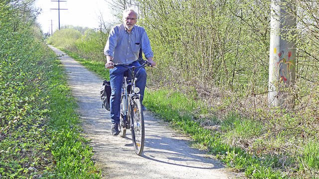 Macht sich mit seinen Plänen nicht nur Freunde: Radstrecken-Initiator Eckehardt Scheibler