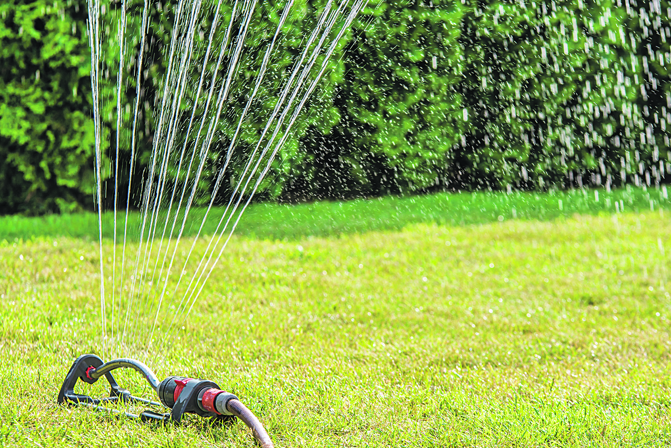 Auf den Rasensprenger sollten die Bürger im Landkreis Harburg derzeit verzichten