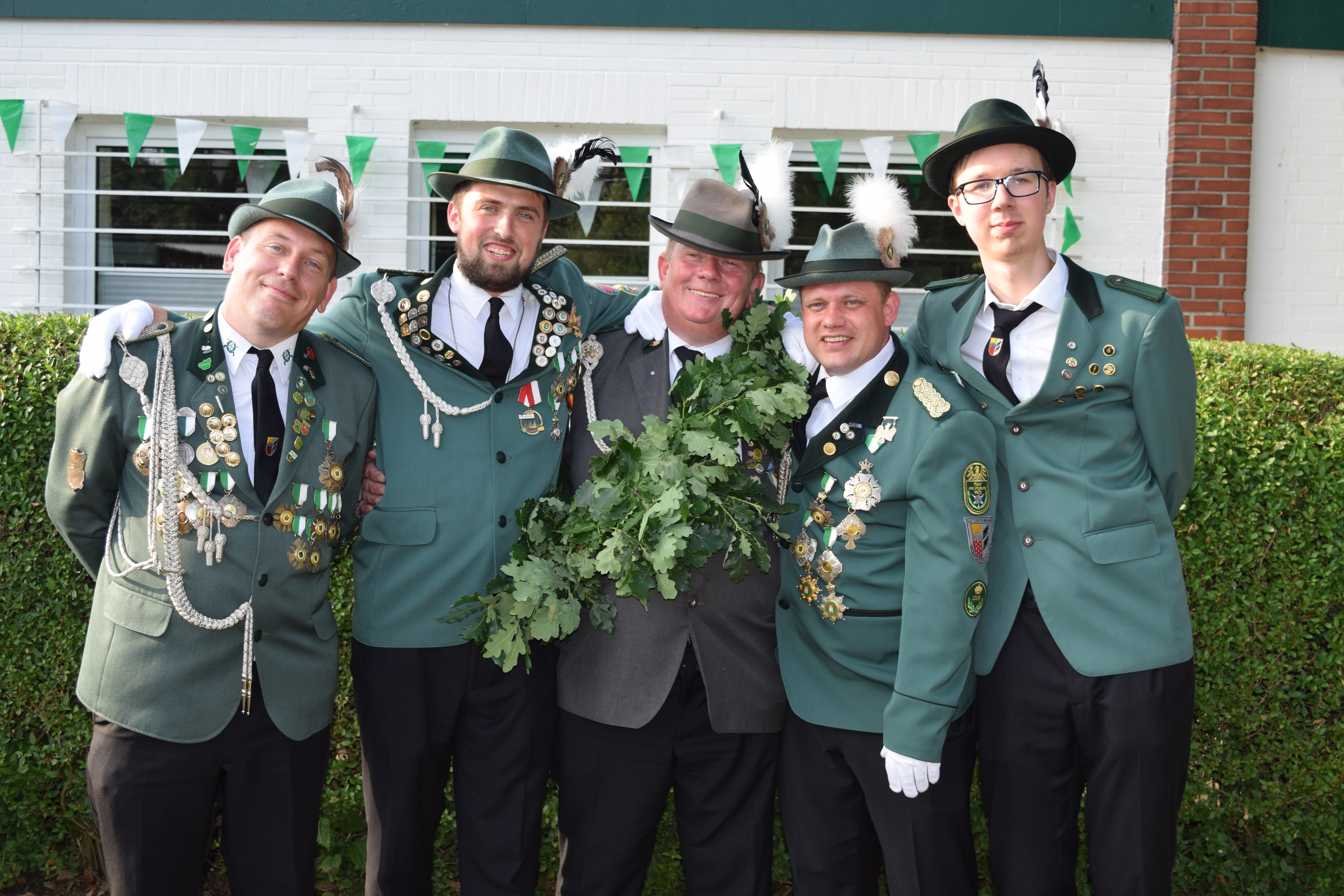 Jens Schulz, Sascha Thabor, Olaf Müller, Jens Dohnalek und Ansgar Droste