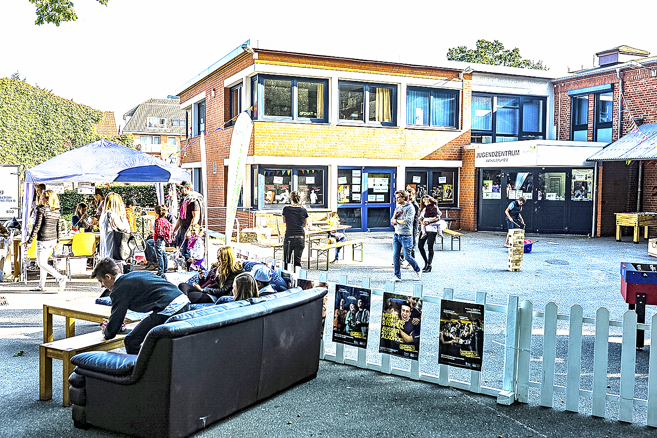 Rund um das Jugendzentrum am Rathausplatz findet wieder das beliebte Ferienprogramm statt