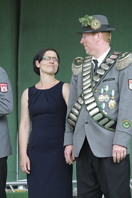 Erhielten viel Lob für ihr Königsjahr: Detlef und Andrea Meyer