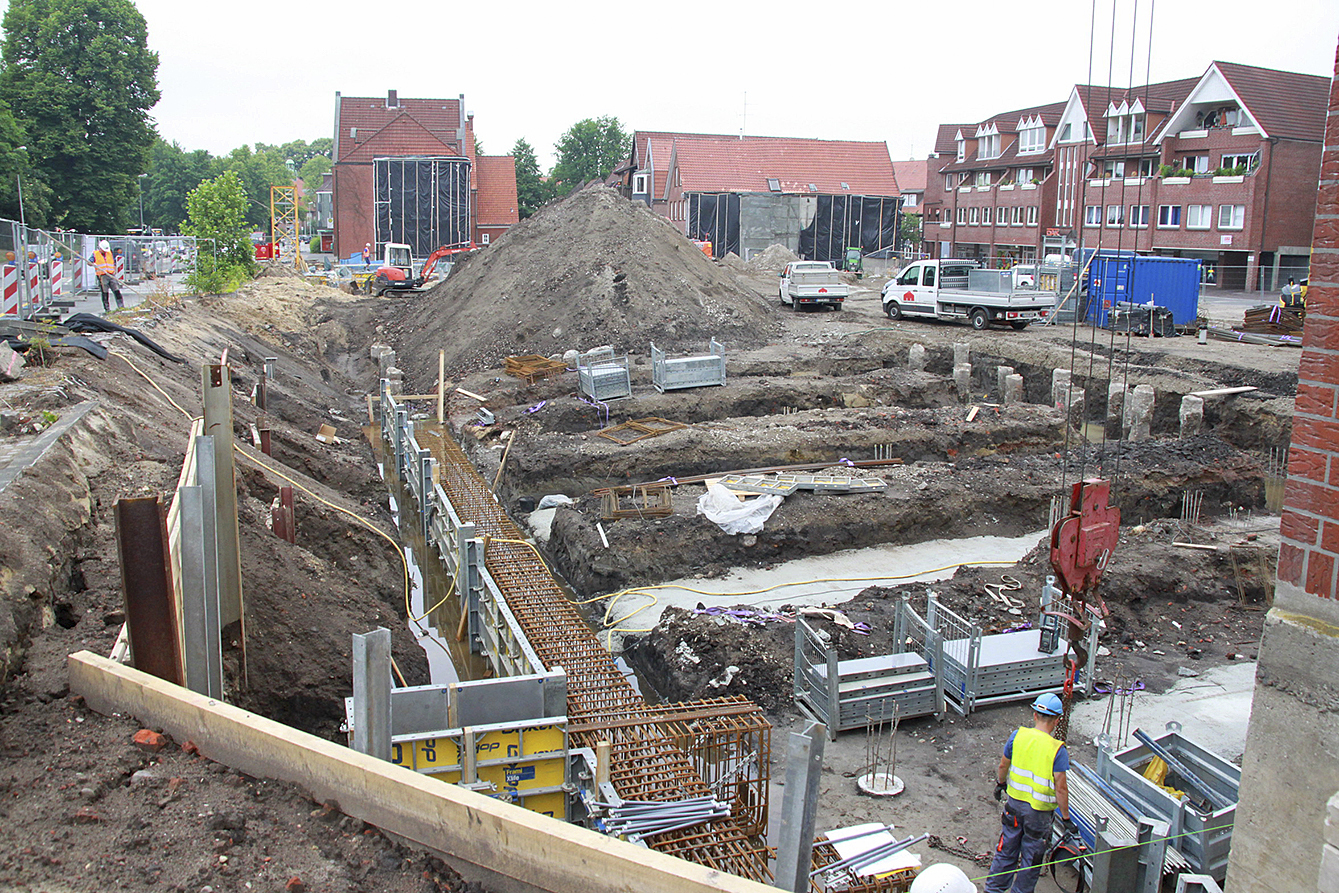 Großbaustelle an der Stockhausstraße