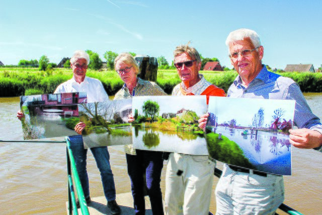 Arno Hagenah (v.li.), Hildegard von Gilgenheimb, Günter Kölln, und Rainer Podbielski wünschen sich mehr Hilfe von den Behörden Fotos: bc/privat