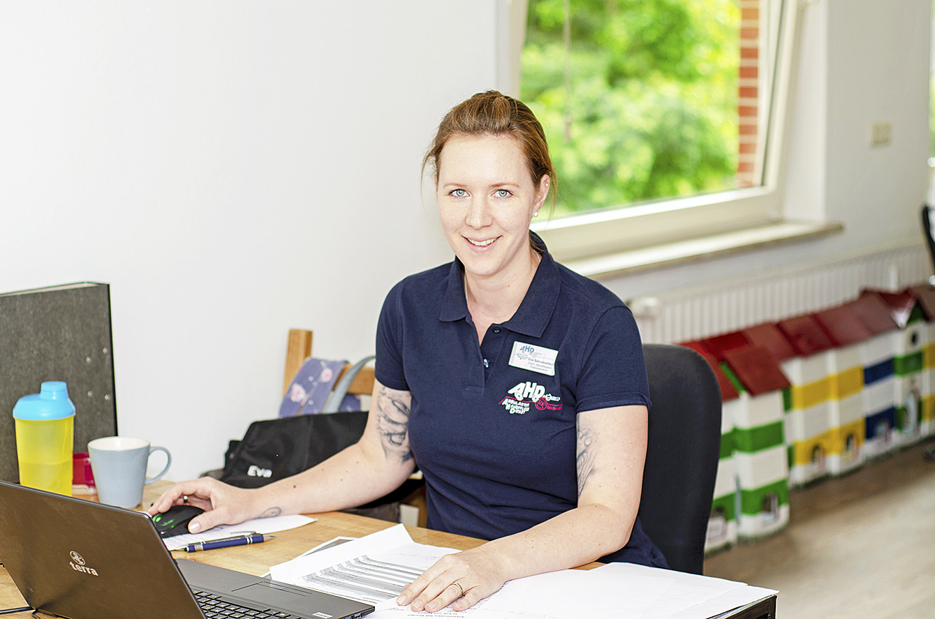 Eva Samulewitsch ist für die Ausbildung beim AHD zuständig