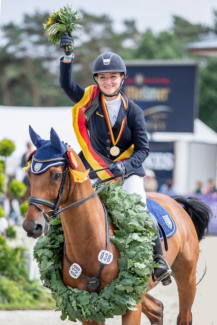 Julia Krajewski und Samurai du Thot holten den DM-Titel | Foto: Thomas Ix