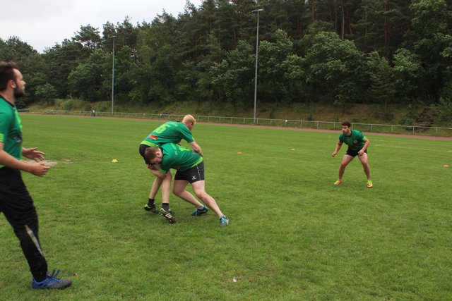 Vorführung Rugby