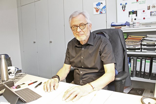 Rückblick auf 33 Jahre an der Halepaghenschule: Wolfgang Gutsfeld Foto: tk