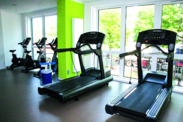 Fitnessraum für die Übernachtungsgäste