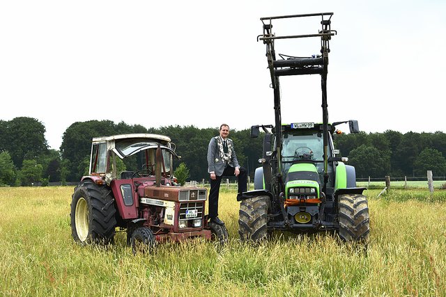 Hobby-Landwirt Marco Wittig 
erlebte ein abwechslungsreiches Jahr