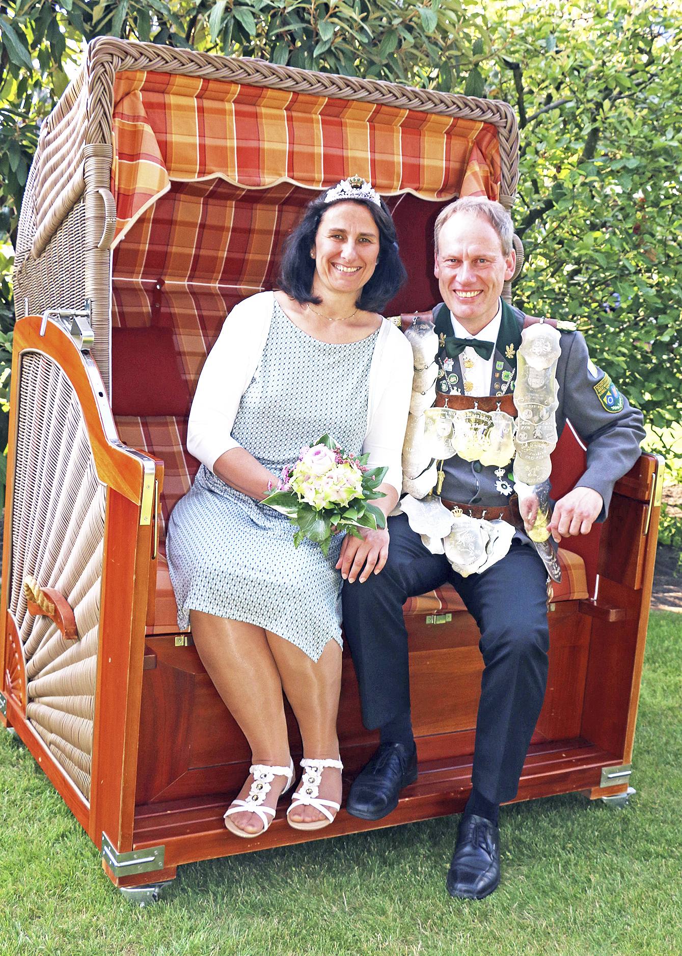Das Königspaar: Dirk und Ursula Köster