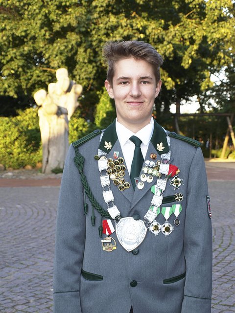 Ihm gehört die Zukunft: 
Jugendkönig Alexander Will