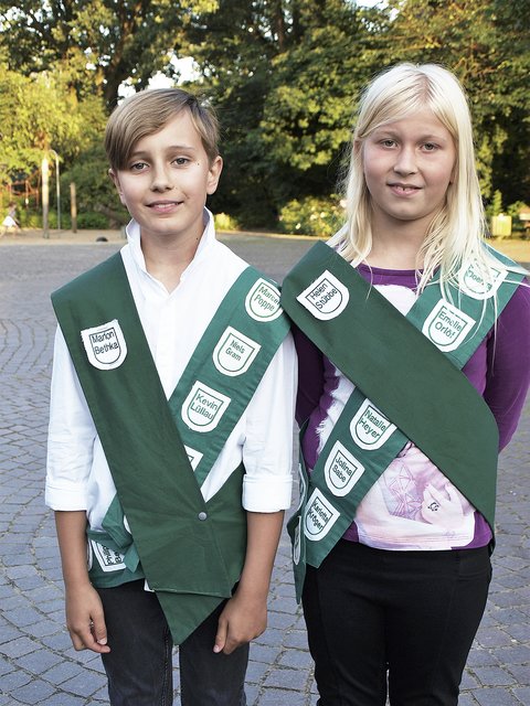 Für die Kinderkönige Constantin Kann und Angelina Micheel endet am Wochenende die Amtszeit