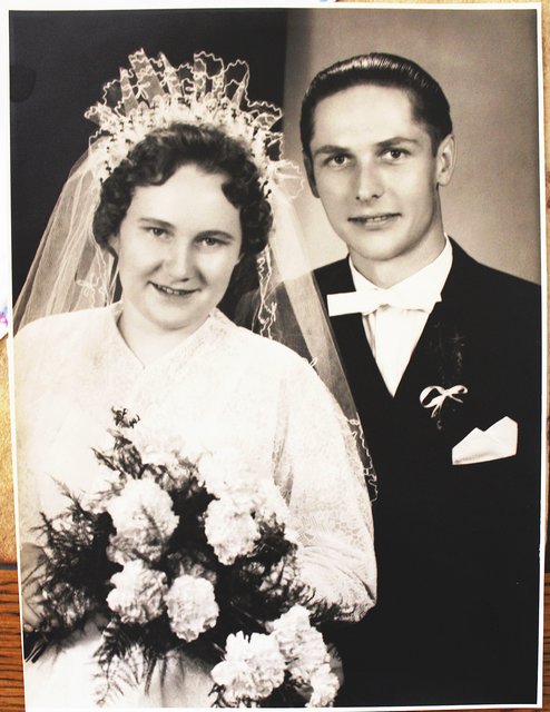 ... und bei ihrer Hochzeit vor 60 Jahren