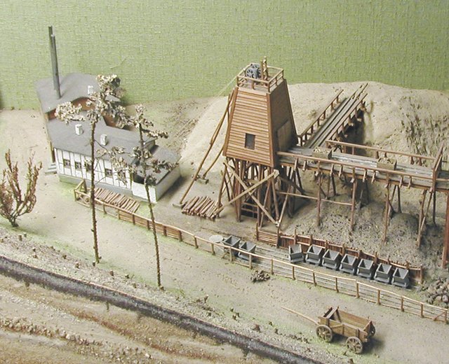 Dieses Modell zeigt, wie das Bergwerk Robertshall ausgesehen haben könnte | Foto: Archiv Bergwerk Robertshall e.V.