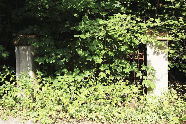 Neben der Kohlenwäscherei ist auch das Tor des Werksgeländes heute noch erhalten