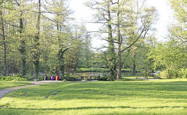 Eine trügerische Idylle im Klosterpark Foto: jd