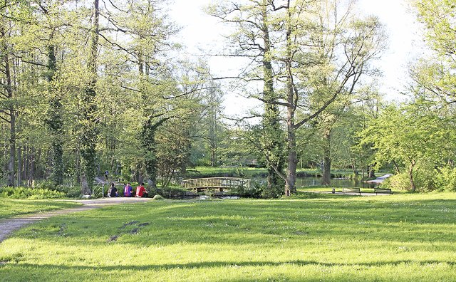 Eine trügerische Idylle im Klosterpark  Foto: jd