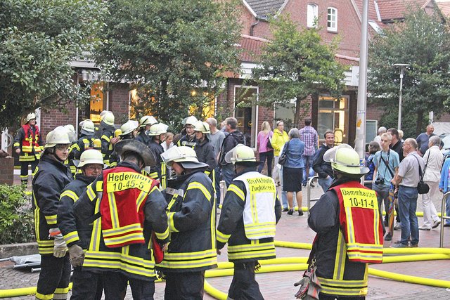 118 Einsatzkräfte waren dabei sowie zahlreiche Zuschauer
