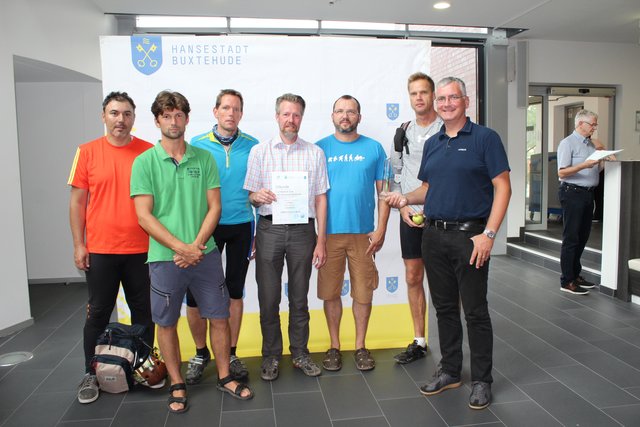 In der Teamwertung auf Platz zwei: das Airbus-Cycle-to-work-Team