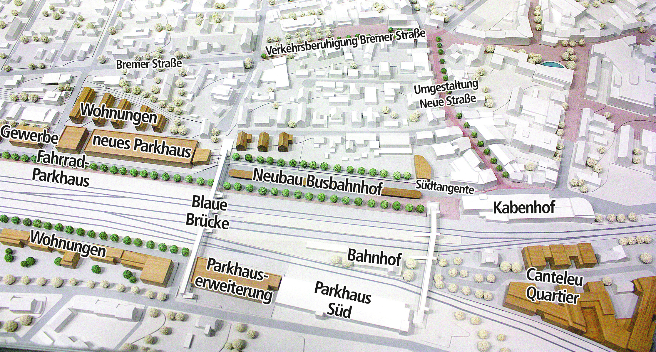 Der "Bahnhofumbau West" in Buchholz ist eines der geförderten Projekte