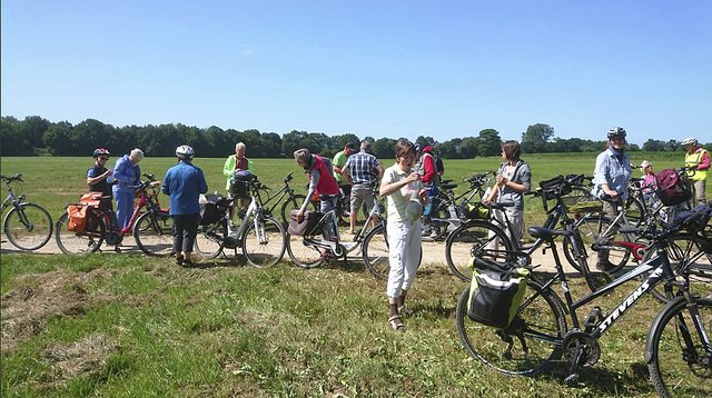 An den Radtouren nehmen auch gern Touristen teil | Foto: ADFC Stade