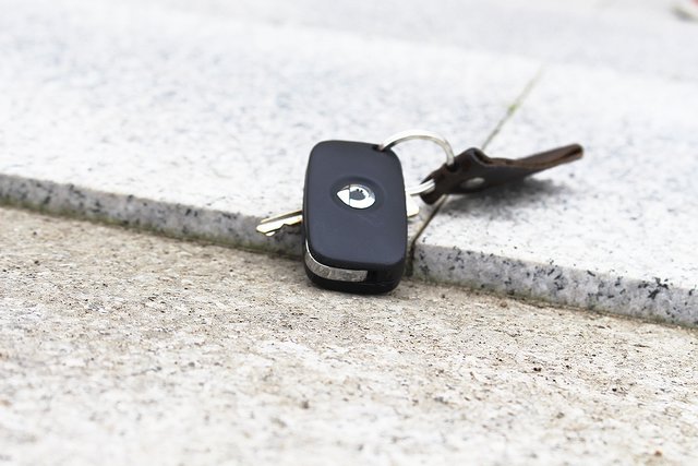 Die Terrasse des Doppelhauses hat sich bereits deutlich gesetzt