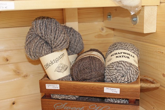 Strickgarn aus Schafswolle