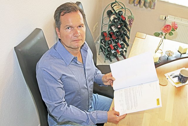 Schöne Worte, keine Taten: Jens S. ärgert sich über die Briefe vom Post-Kundenservice   Foto: jd