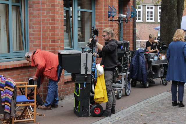 Kamerateam bei der Arbeit