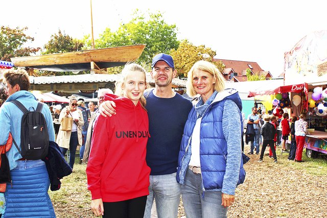 Lisanne, Nils und Sandra Derboben loben das Programm: "Hier gibt es etwas für jede Altersgruppe"
