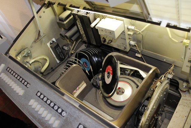 Innenleben der US-amerikanischen Music-Box