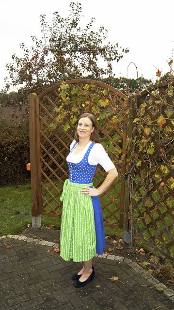 ...und zum Vergleich im
bayrischen Trachtenkleid Fotos: archiv