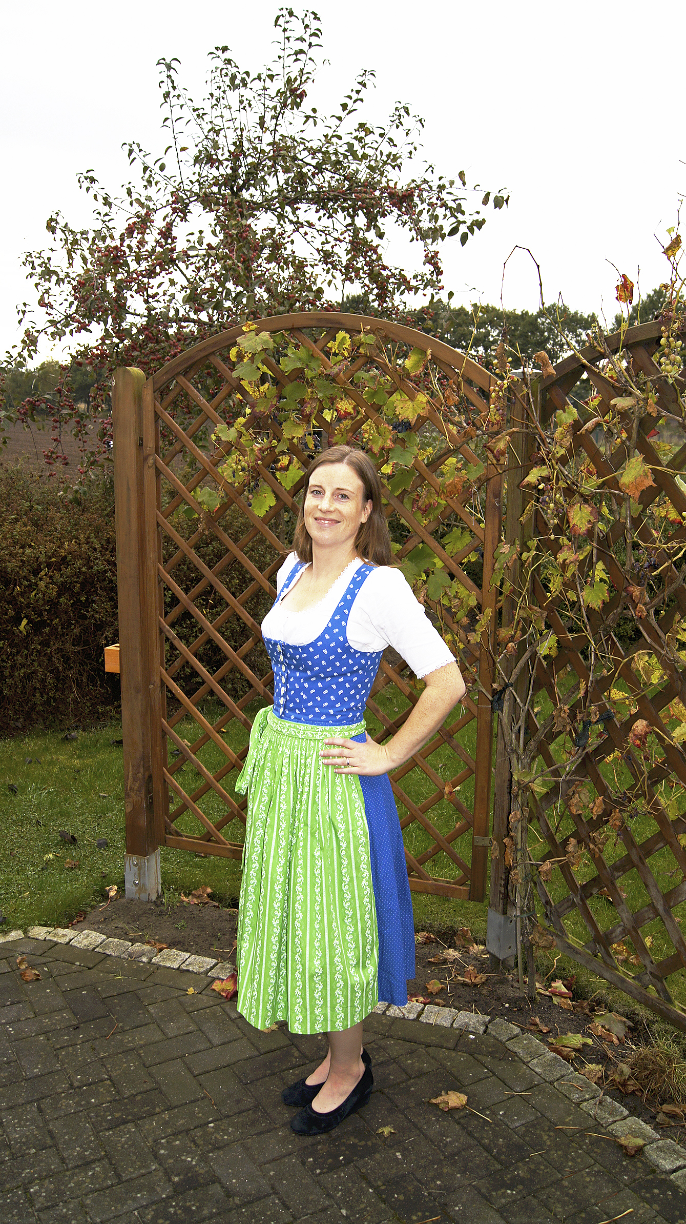 ...und zum Vergleich im
bayrischen Trachtenkleid Fotos: archiv