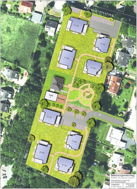 In einer Parklandschaft am Marquardtsweg 
in Fleestedt will Steffen Lücking 
88 Wohnungen für Senioren schaffen | Foto: Stephan Hensel