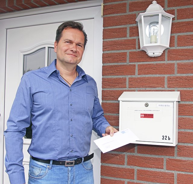 Jens S. hatte in der Vergangenheit immer wieder falsch zugestellte Briefe in seinem Postkasten Foto: jd