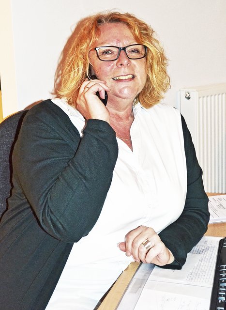 Seit vier Jahren die freundliche Stimme am Telefon in der Geschäftsstelle des Werbekreises: Britta Matthies
