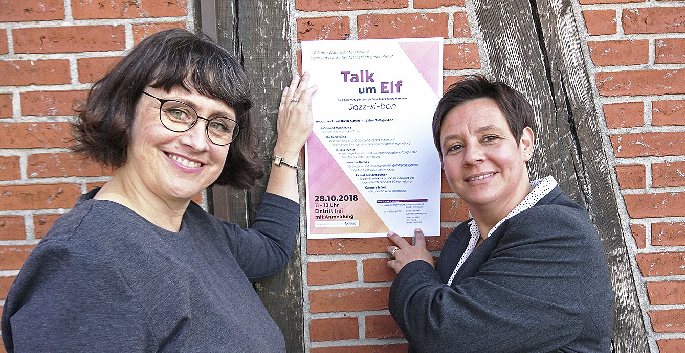 Daniela Subei (re.) und Ruth Meyer laden ein zum "Talk um 11"
