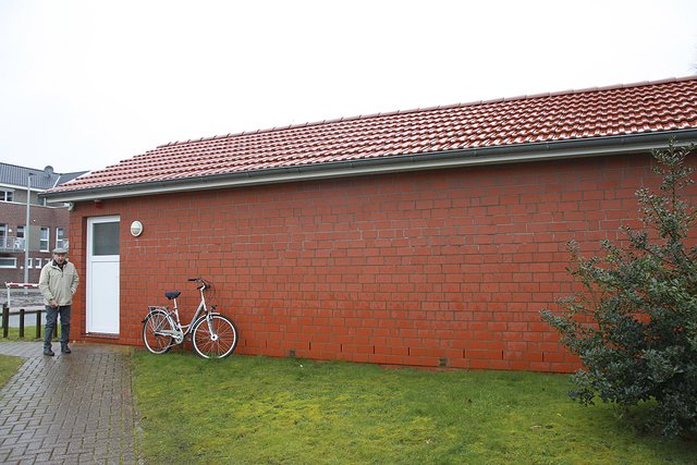 Das vereinseigene Kühlhaus in der Nähe der Schule in Drochtersen