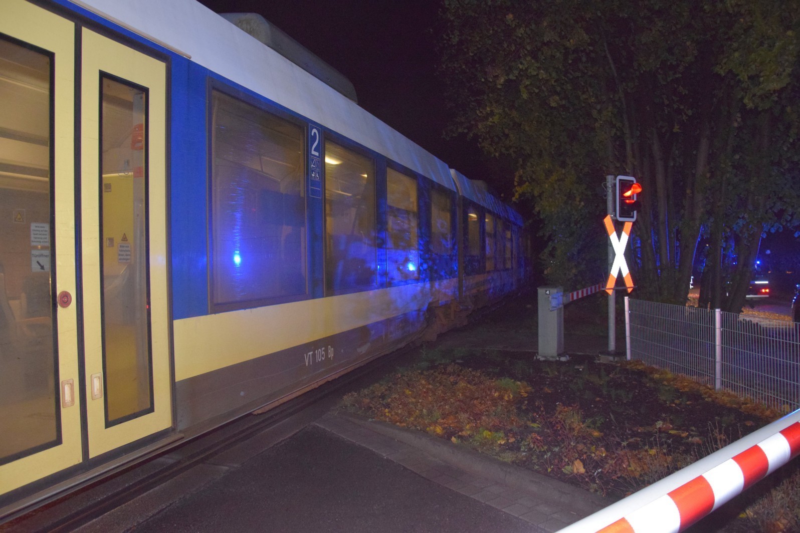 Zum Unfallzeitpunkt befand sich nur noch ein Fahrgast im Zug