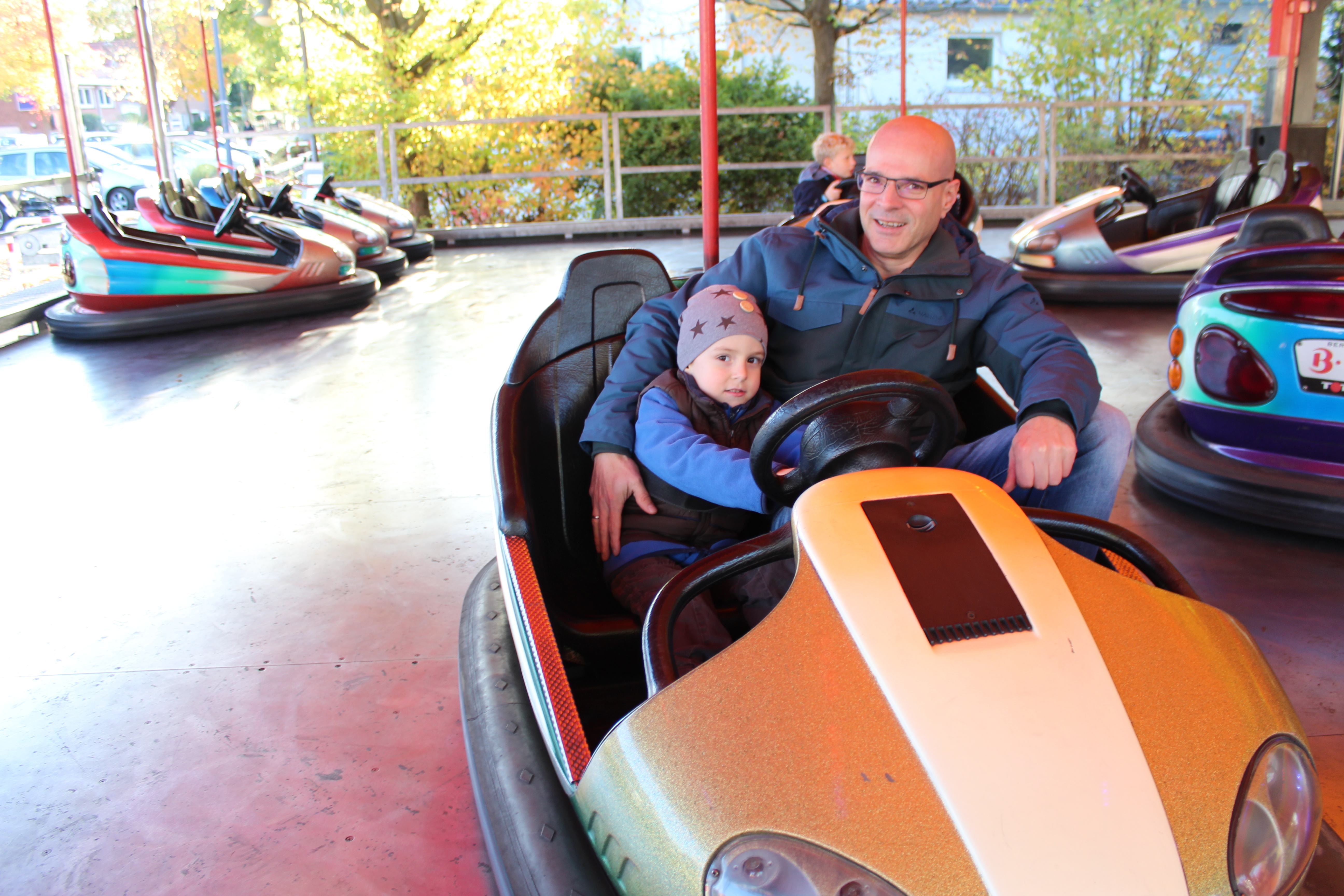 Der Autoskooter kam bei den Besuchern gut an