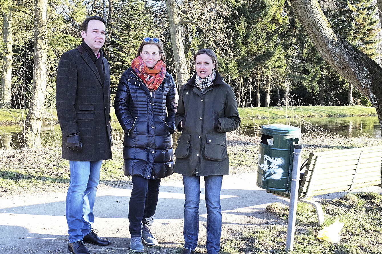 Hatten den Antrag seinerzeit eingebracht (v. li.): die Christdemokraten André Bock, Sonja Bausch und Dr. Cornell Babendererde
