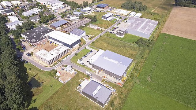 Eines von zehn Gewerbegebieten, die von der WLH entwickelt wurden: Das Areal in Marxen ist voll belegt | Foto: WLH