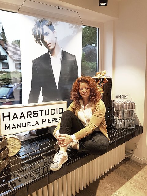 Manuela Rahn (Haarstudio Pieper) freut sich, am 13. Dezember Gastgeberin zu sein