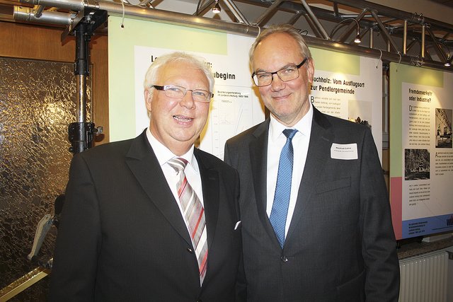 Arbeiteten gut zusammen: WLH-Geschäftsführer Wilfried Seyer (li.) und Aufsichtsrats-Vorsitzender Manfred Cohrs